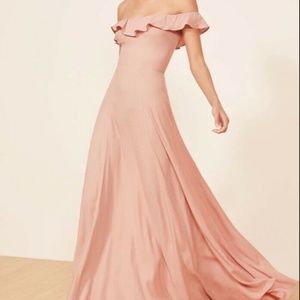 Reformation Verbana Dress in Champagne, size 4P (petite)